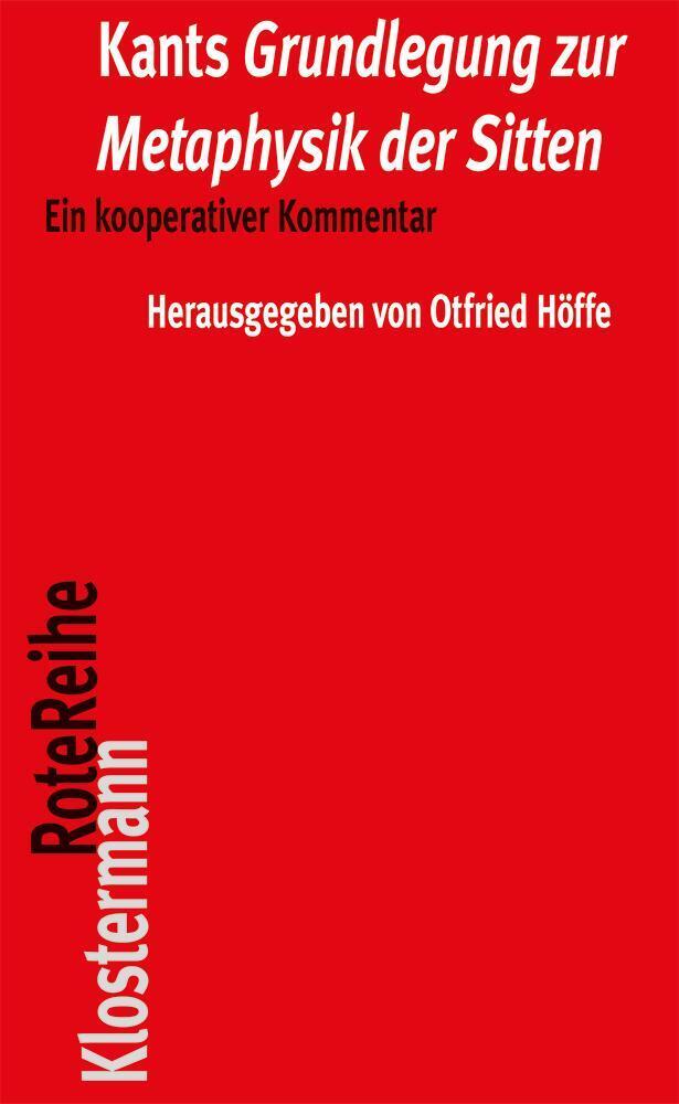 Kants "Grundlegung zur Metaphysik der Sitten" main product photo