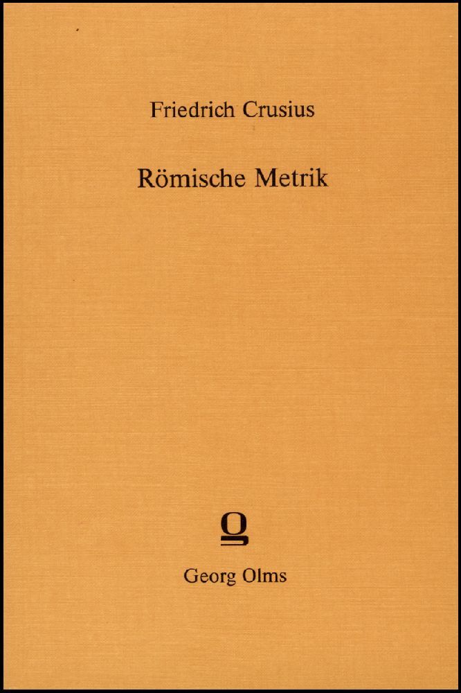 Römische Metrik main product photo