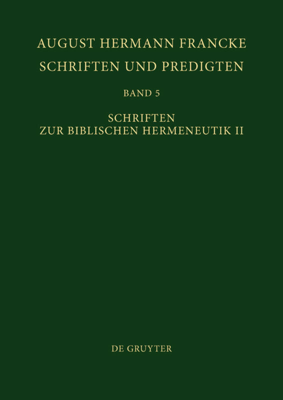 Schriften zur Biblischen Hermeneutik II. Tl.2 main product photo