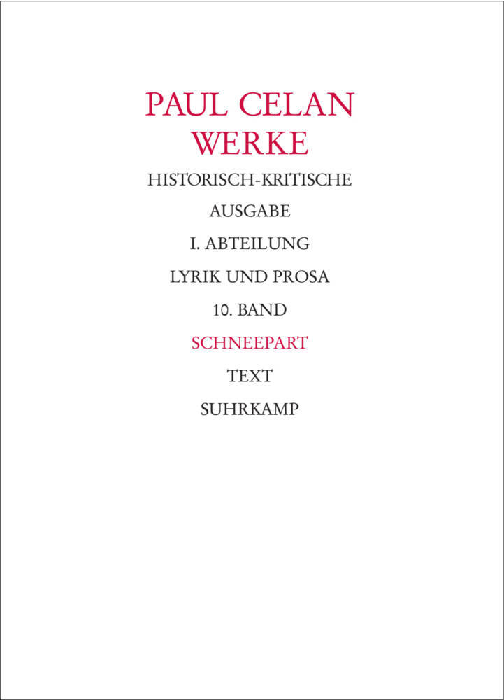 Werke. Historisch-kritische Ausgabe. I. Abteilung: Lyrik und Prosa, 2 Teile main product photo