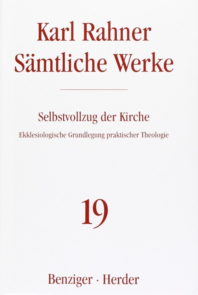 Karl Rahner Sämtliche Werke main product photo