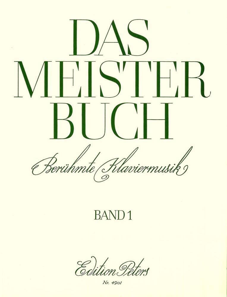 Das Meisterbuch, Klavier. Bd.1 main product photo