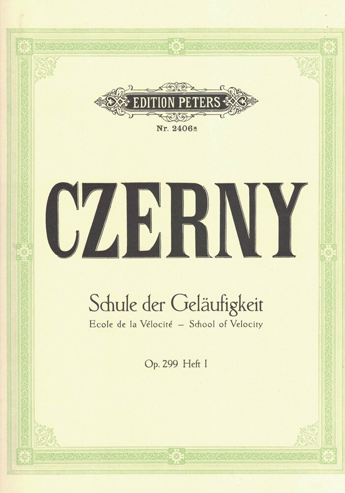 Schule der Geläufigkeit op.299 für Klavier. School of Velocity main product photo