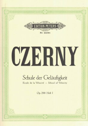 Schule der Geläufigkeit op.299 für Klavier. School of Velocity