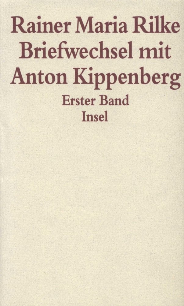 Briefwechsel mit Anton Kippenberg 1906-1926, 2 Teile main product photo