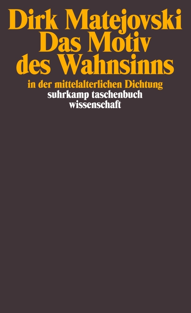 Das Motiv des Wahnsinns in der mittelalterlichen Dichtung main product photo