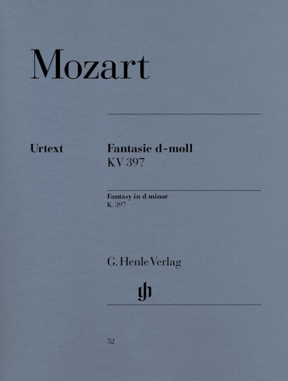 Wolfgang Amadeus Mozart - Fantasie d-moll KV 397 (385g) main product photo