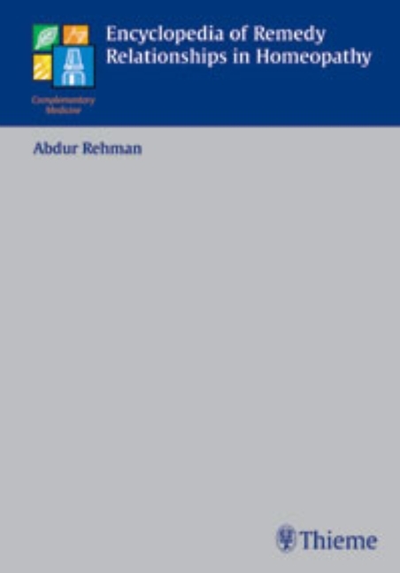 Encyclopedia of Remedy Relationships in Homoeopathy main product photo