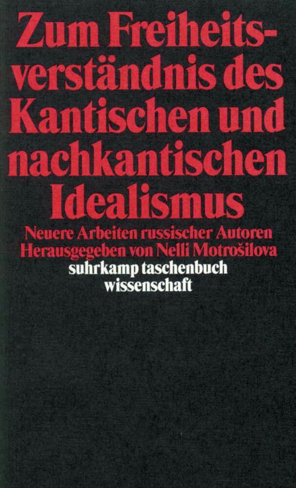 Zum Freiheitsverständnis des Kantischen und Nachkantischen Idealismus main product photo