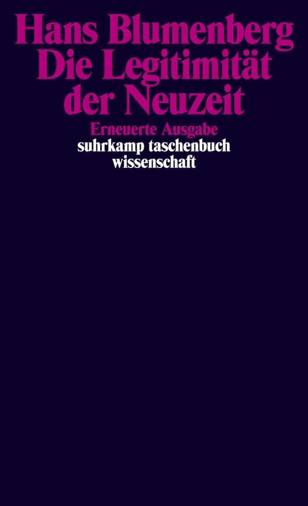 Die Legitimität der Neuzeit main product photo
