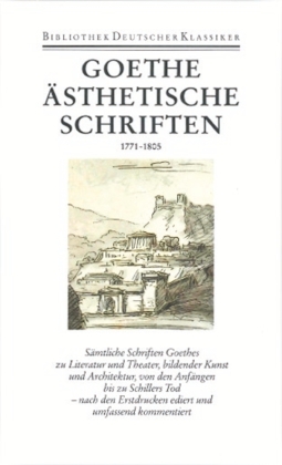 Ästhetische Schriften 1771-1805