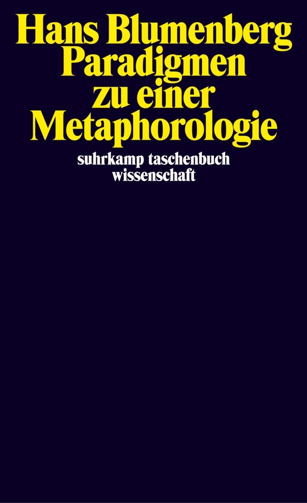 Paradigmen zu einer Metaphorologie main product photo
