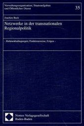 Netzwerke in der transnationalen Regionalpolitik