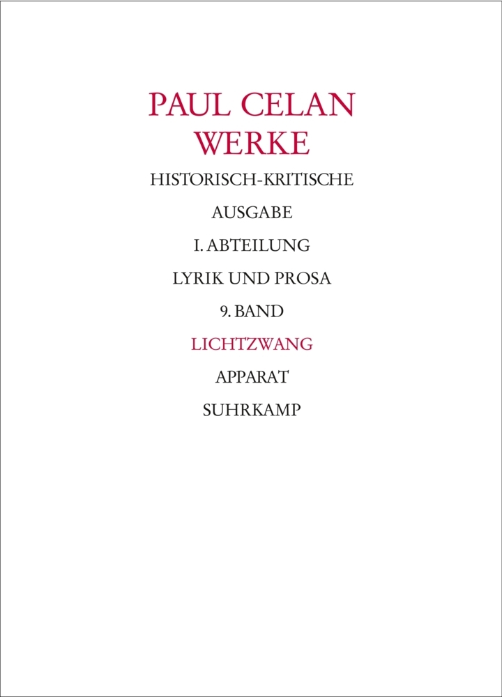 Werke. Historisch-kritische Ausgabe. I. Abteilung: Lyrik und Prosa, 2 Teile main product photo