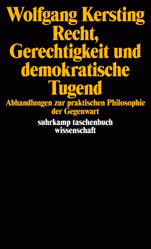 Recht, Gerechtigkeit und demokratische Tugend main product photo