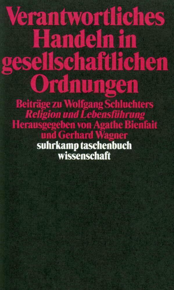 Verantwortliches Handeln in gesellschaftlichen Ordnungen main product photo