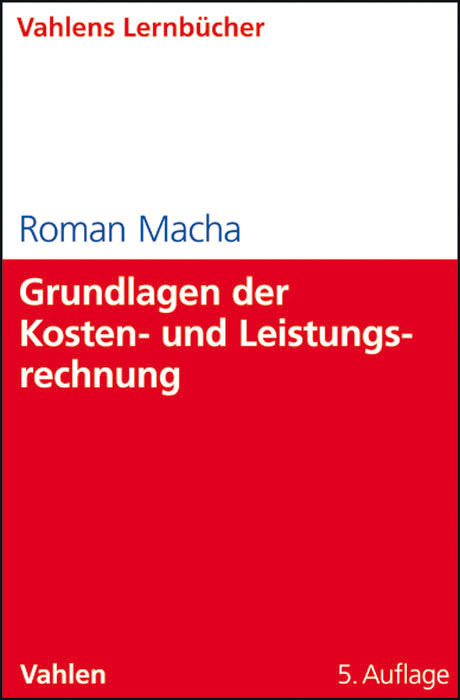 Grundlagen der Kosten- und Leistungsrechnung main product photo