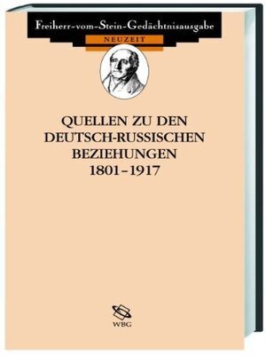 Quellen zu den deutsch-sowjetischen Beziehungen 1917-1945 main product photo