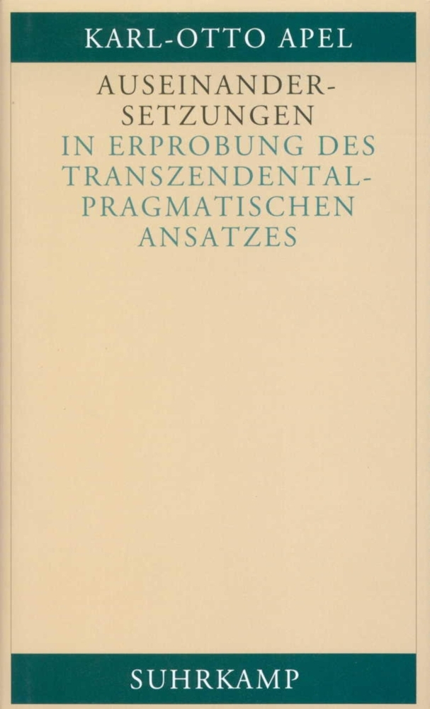 Auseinandersetzungen in Erprobung des transzendental-pragmatischen Ansatzes main product photo