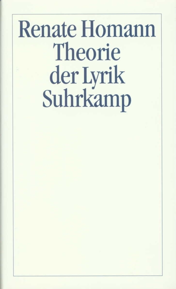 Theorie der Lyrik main product photo