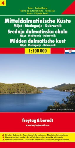 Mitteldalmatinische Küste, Mljet - Medjugorje - Dubrovnik. Srednja dalmatinska obala. Midden dalmatische kust. Tl.4 main product photo