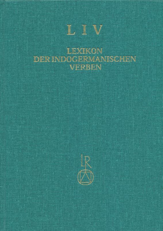 LIV, Lexikon der indogermanischen Verben main product photo