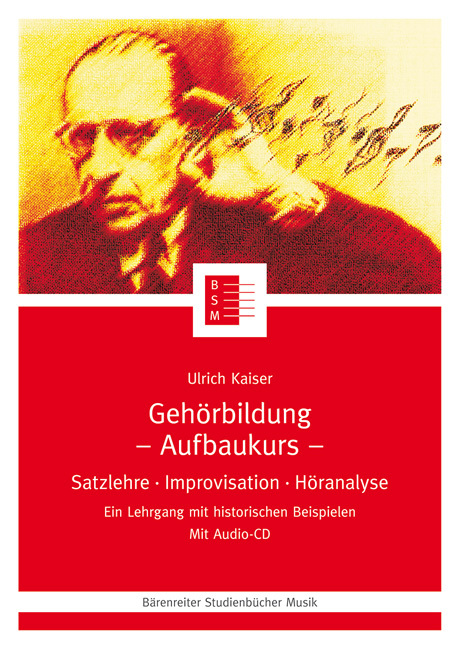 Gehörbildung. Satzlehre - Improvisation - Höranalyse. Ein Lehrgang... / Gehörbildung (Aufbaukurs), m. 1 Audio-CD main product photo