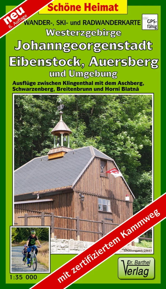 Doktor Barthel Karte Westerzgebirge, Johanngeorgenstadt, Eibenstock, Auersberg und Umgebung main product photo