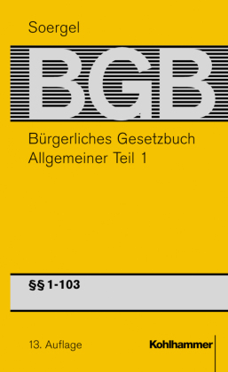 Allgemeiner Teil 1, Paragr. 1-103