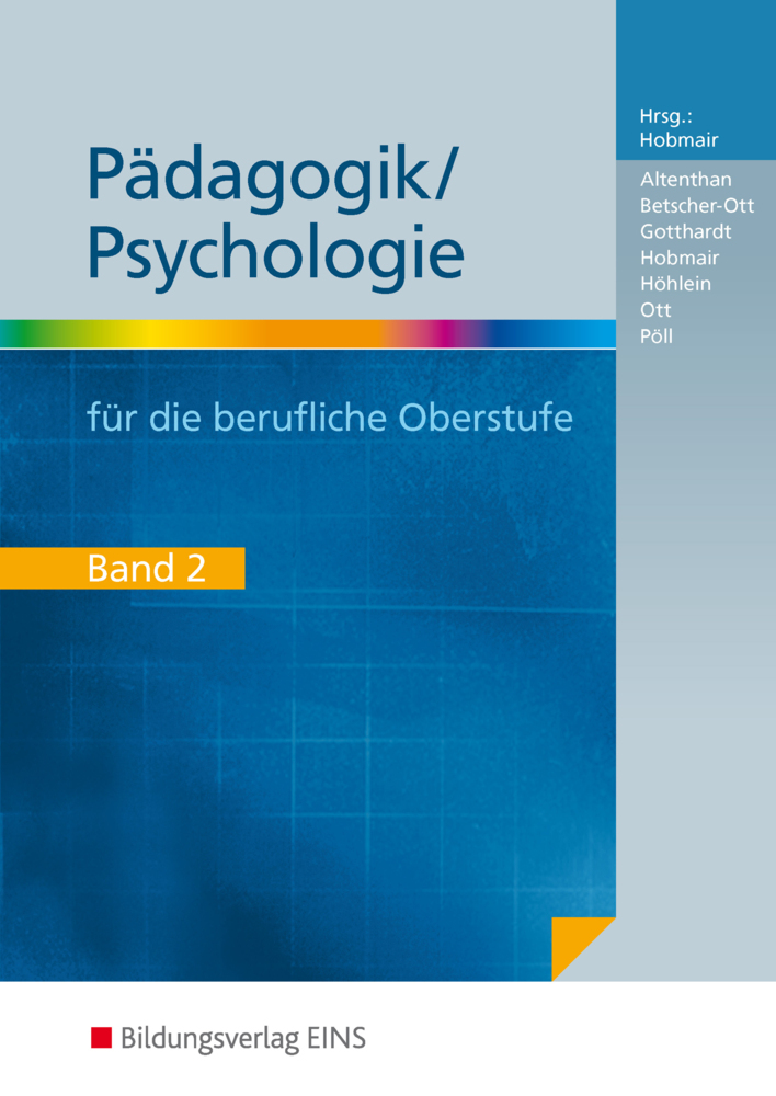 Pädagogik/Psychologie für die Berufliche Oberschule - Ausgabe Bayern. Bd.2 main product photo