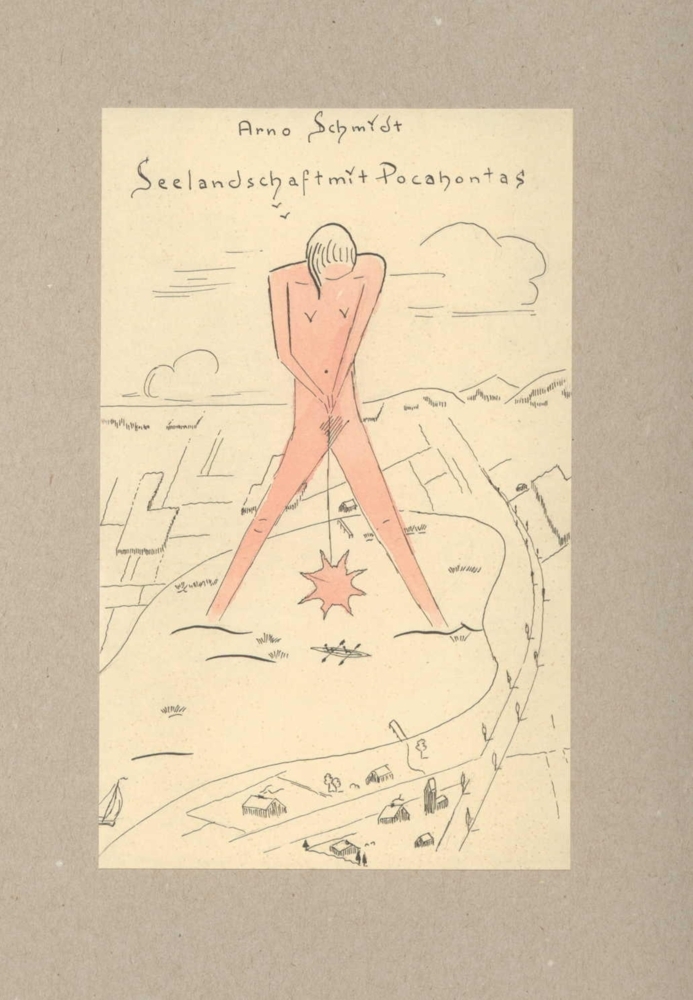 Seelandschaft mit Pocahontas, Faksimile main product photo