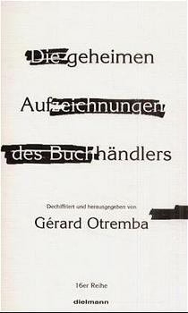 Die geheimen Aufzeichnungen des Buchhändlers main product photo
