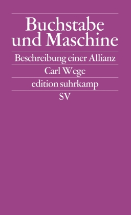 Buchstabe und Maschine