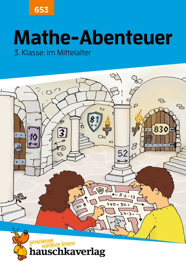 Übungsheft 3. Klasse - Mathe-Abenteuer im Mittelalter main product photo