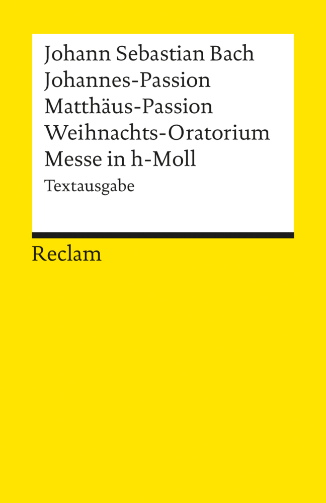Johannes-Passion · Matthäus-Passion · Weihnachts-Oratorium · Messe in h-Moll main product photo