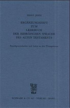 Ergänzungsheft zum Lehrbuch der Hebräischen Sprache
