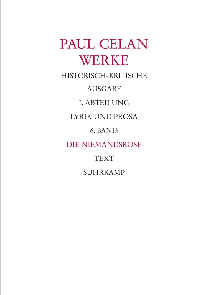 Werke. Historisch-kritische Ausgabe. I. Abteilung: Lyrik und Prosa, 2 Teile main product photo