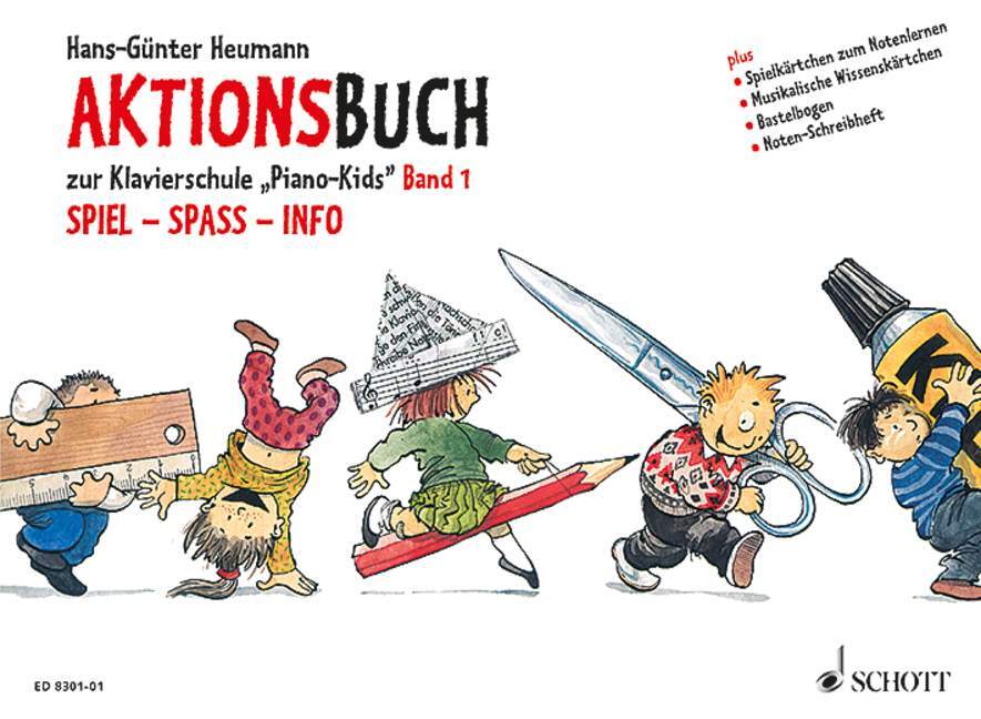 Piano Kids, Aktionsbuch. Bd.1 main product photo
