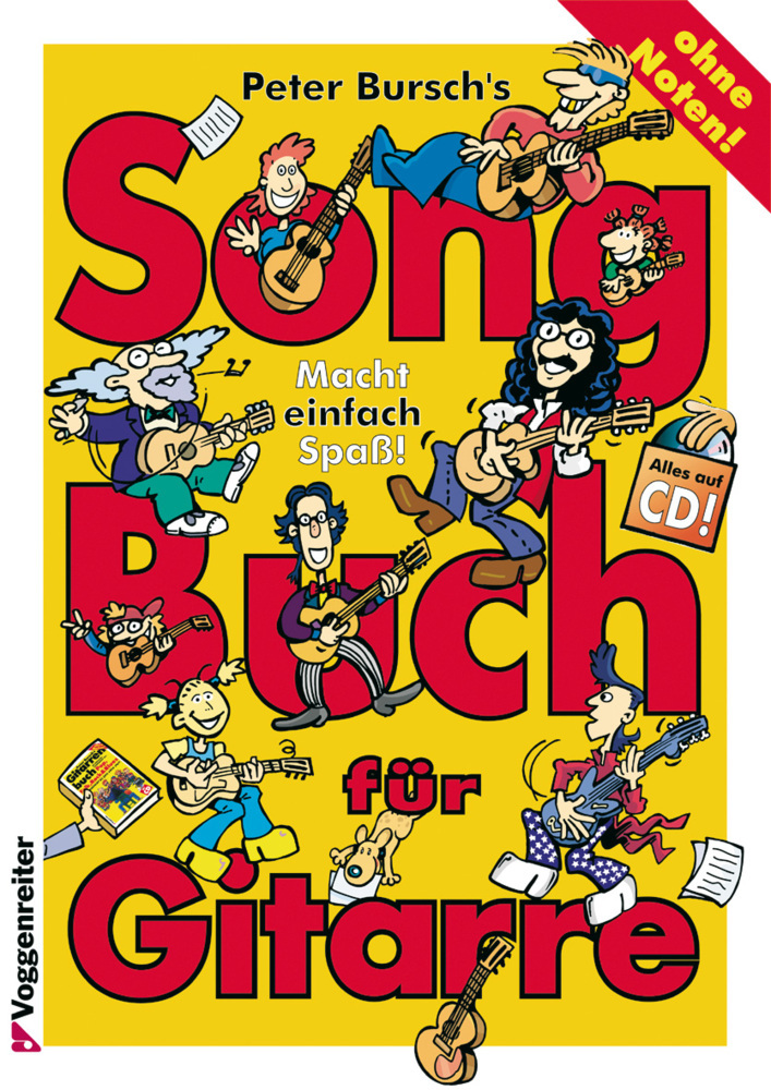 Peter Bursch's Songbuch für Gitarre, m. Audio-CD main product photo