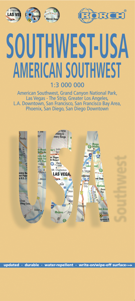 USA Southwest - American Southwest, Borch Map main product photo