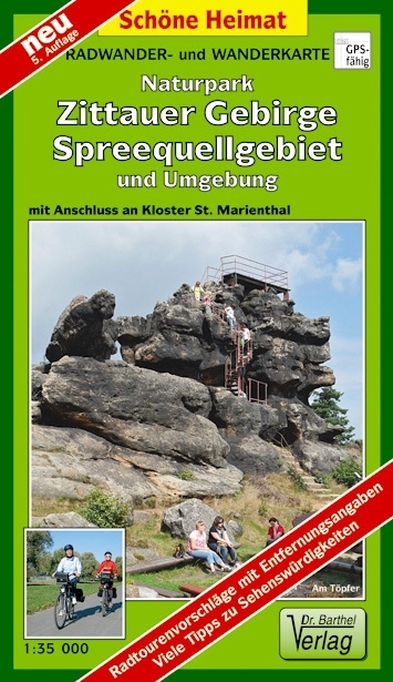 Doktor Barthel Karte Naturpark Zittauer Gebirge, Spreequellgebiet und Umgebung main product photo