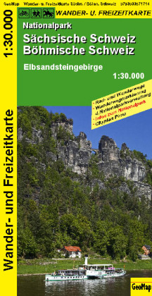 GeoMap Karte Nationalpark Sächsische Schweiz, Böhmische Schweiz