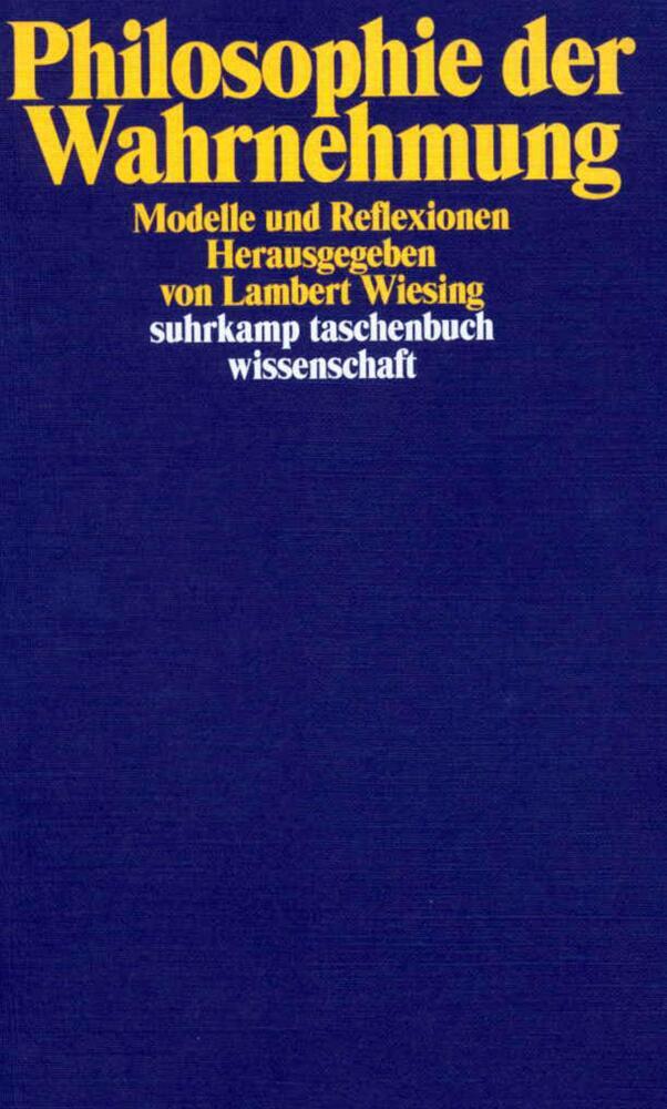 Philosophie der Wahrnehmung main product photo