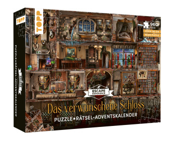 Puzzle-Rätsel-Adventskalender: Das verwunschene Schloss - 24 ...