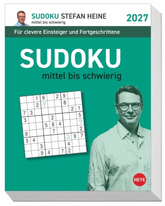 Stefan Heine Sudoku mittel bis schwierig Tagesabreißkalender ...