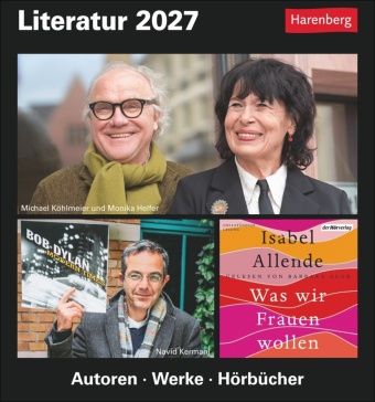 Literatur Tagesabreißkalender 2027 - Kulturkalender - Autoren...