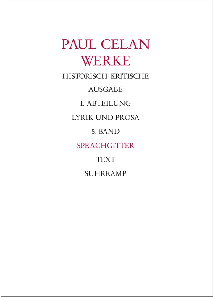 Werke. Historisch-kritische Ausgabe. I. Abteilung: Lyrik und Prosa, 2 Teile main product photo
