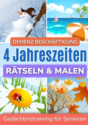 Demenz Beschäftigung: Rätseln und Malen für Senioren in gro...