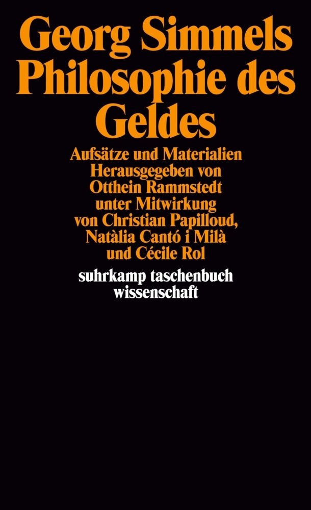 Georg Simmels »Philosophie des Geldes« main product photo