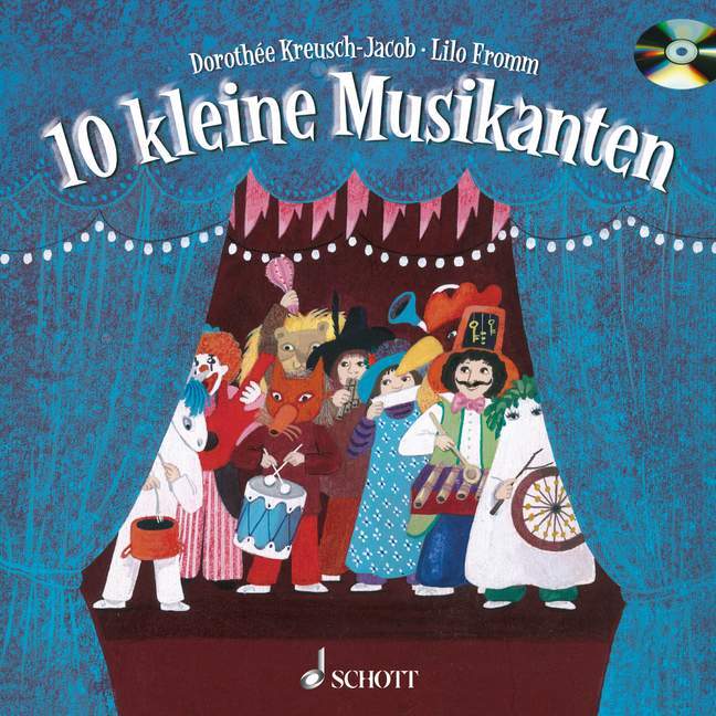 10 kleine Musikanten, m. Audio-CD main product photo